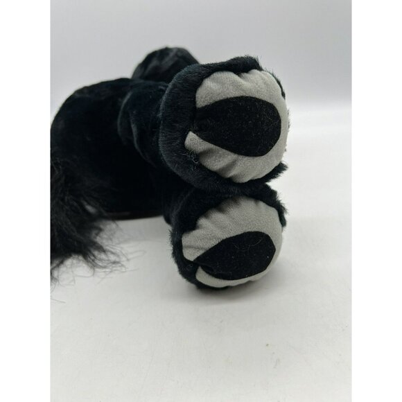Manhattan Toy Company Horse Black Red Ribbon Plush Stuffed Animal Vintage 1996 - Picture 7 of 8